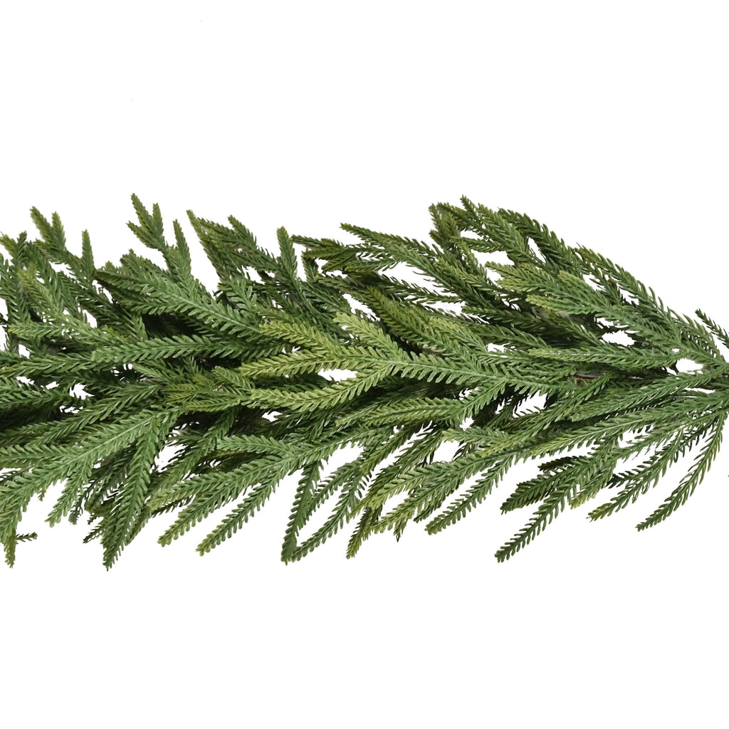 My Texas House Norfolk Unlit Artificial Christmas Garland, Green, 9'