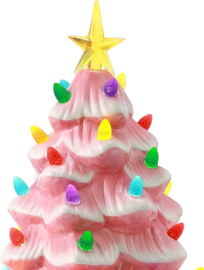 Mr. Christmas 12 in. Nostalgic Ceramic Tree - Green