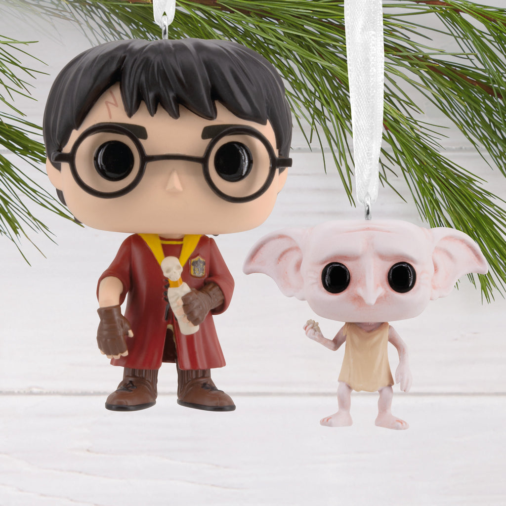 Hallmark Ornaments (Harry Potter and Dobby Funko POP!), 2 Count, 1 Count