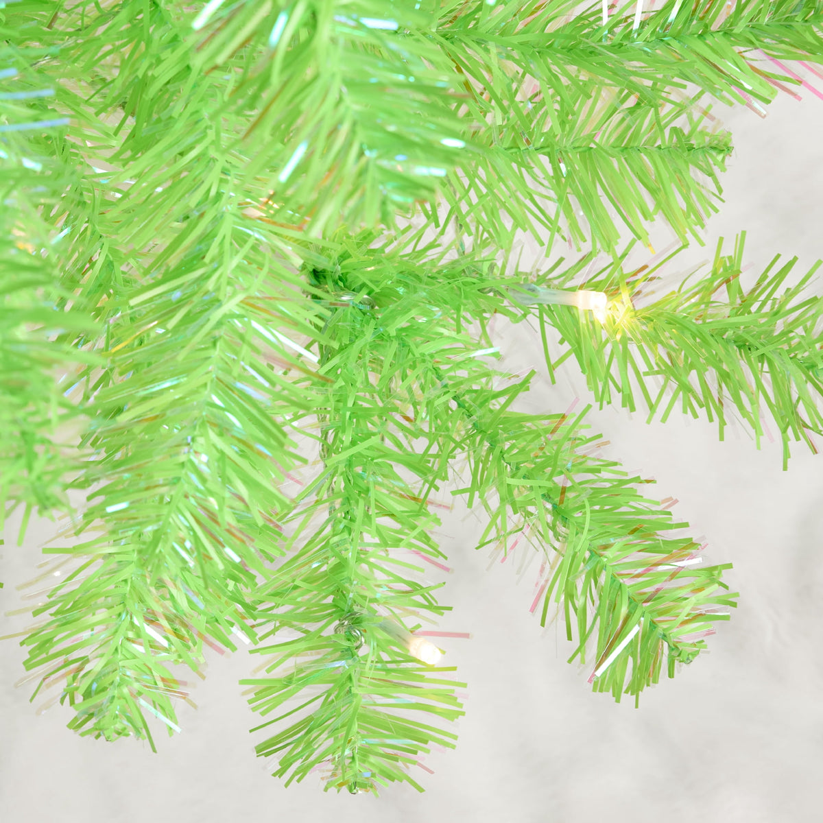 Best Choice Products 4ft Prelit Colored Christmas Tree, Artificial Tree Holiday Decor w/ 70 LED Lights - Baby Blue Tinsel
