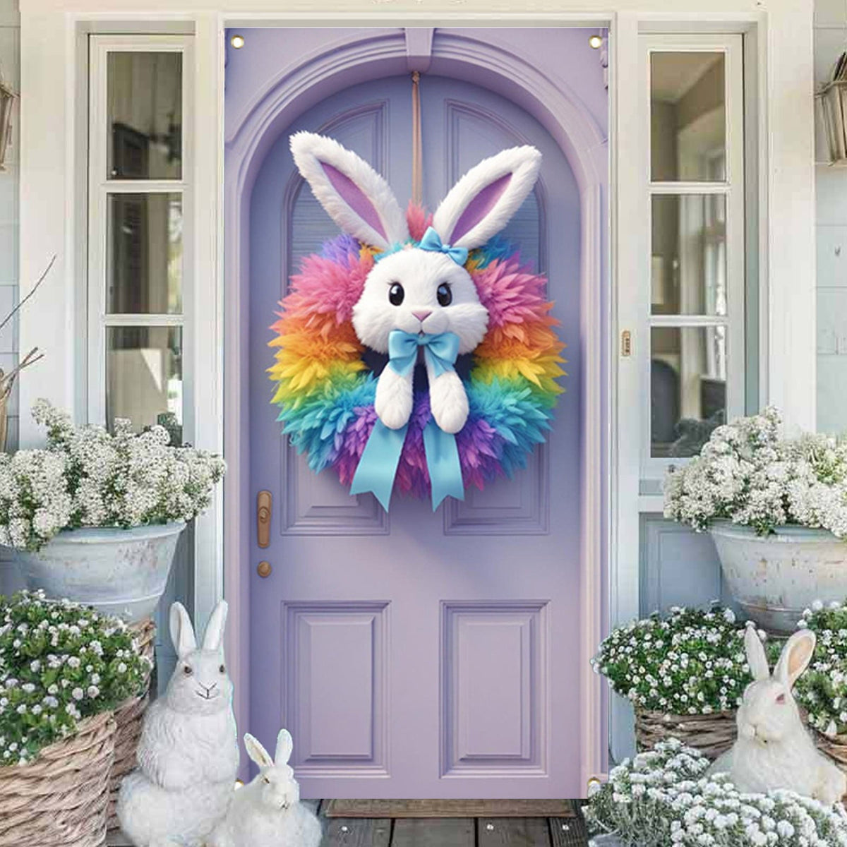 XGFHYJEH Easter Lighted Window Decorations, Easter Egg Lights, Easter Lights, Egg String Lights, Easter Decorations Indoors, Easter Hanging Decoration