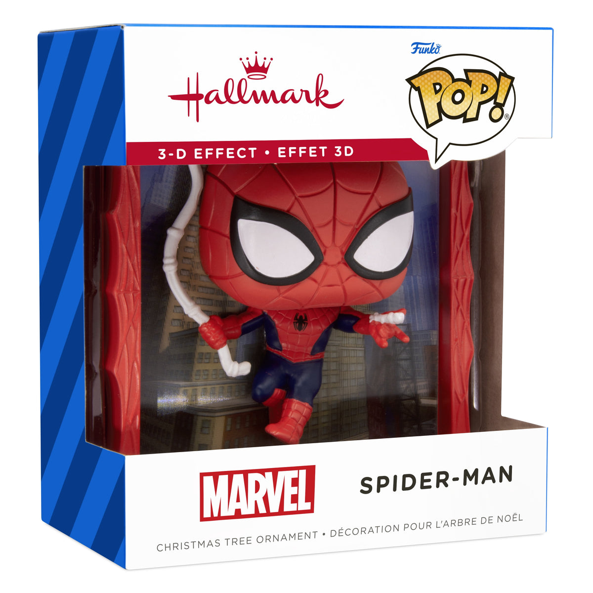 Hallmark Christmas Ornament (Marvel Spider-Man Funko POP!), 1 Count