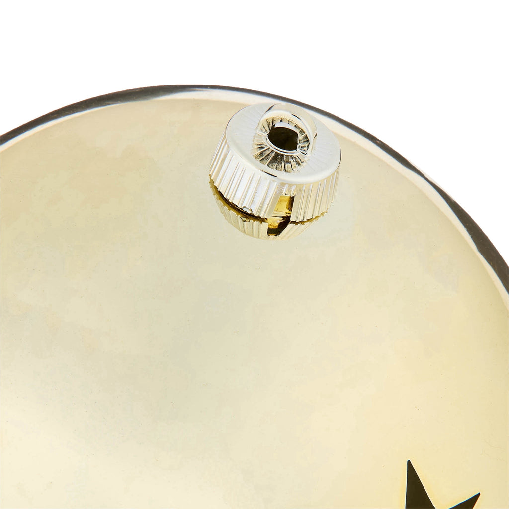 2-Count Silver Jumbo Bell Shatterproof Christmas Ornaments, 8", by Holiday Time