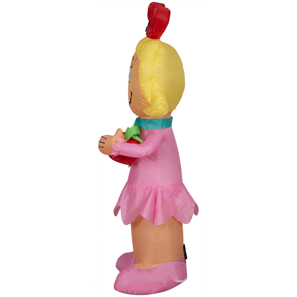 Gemmy Christmas Inflatable Cindy Lou Who, 4 ft Tall, Multi