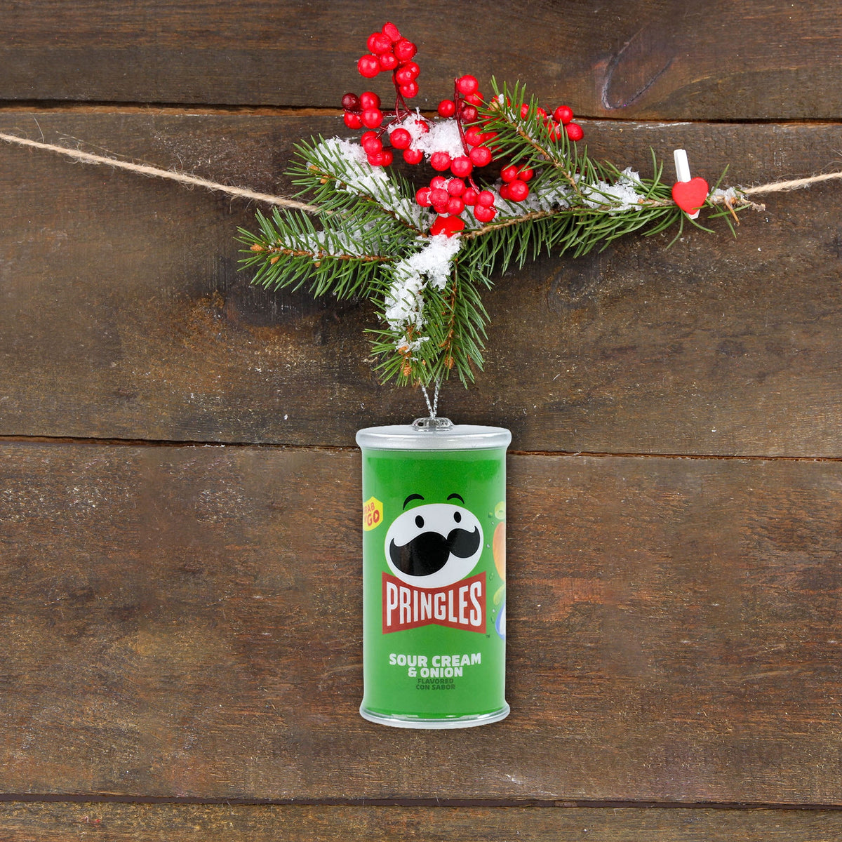 Pringles Sour Cream & Onion Christmas Tree Ornament, 1 Count
