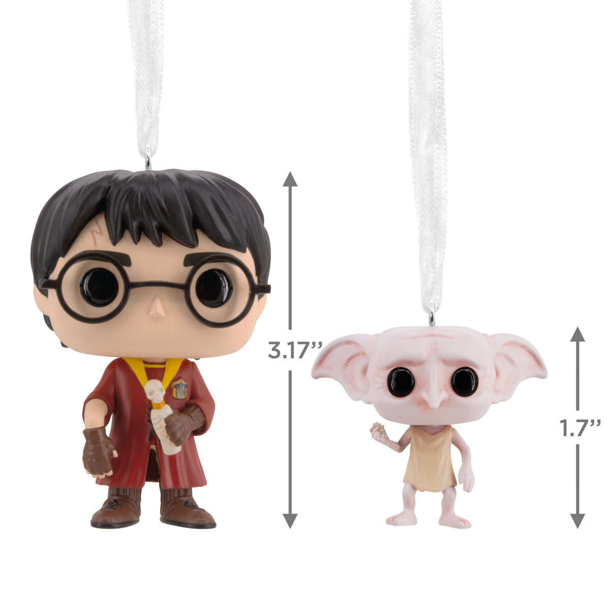 Hallmark Ornaments (Harry Potter and Dobby Funko POP!), 2 Count, 1 Count
