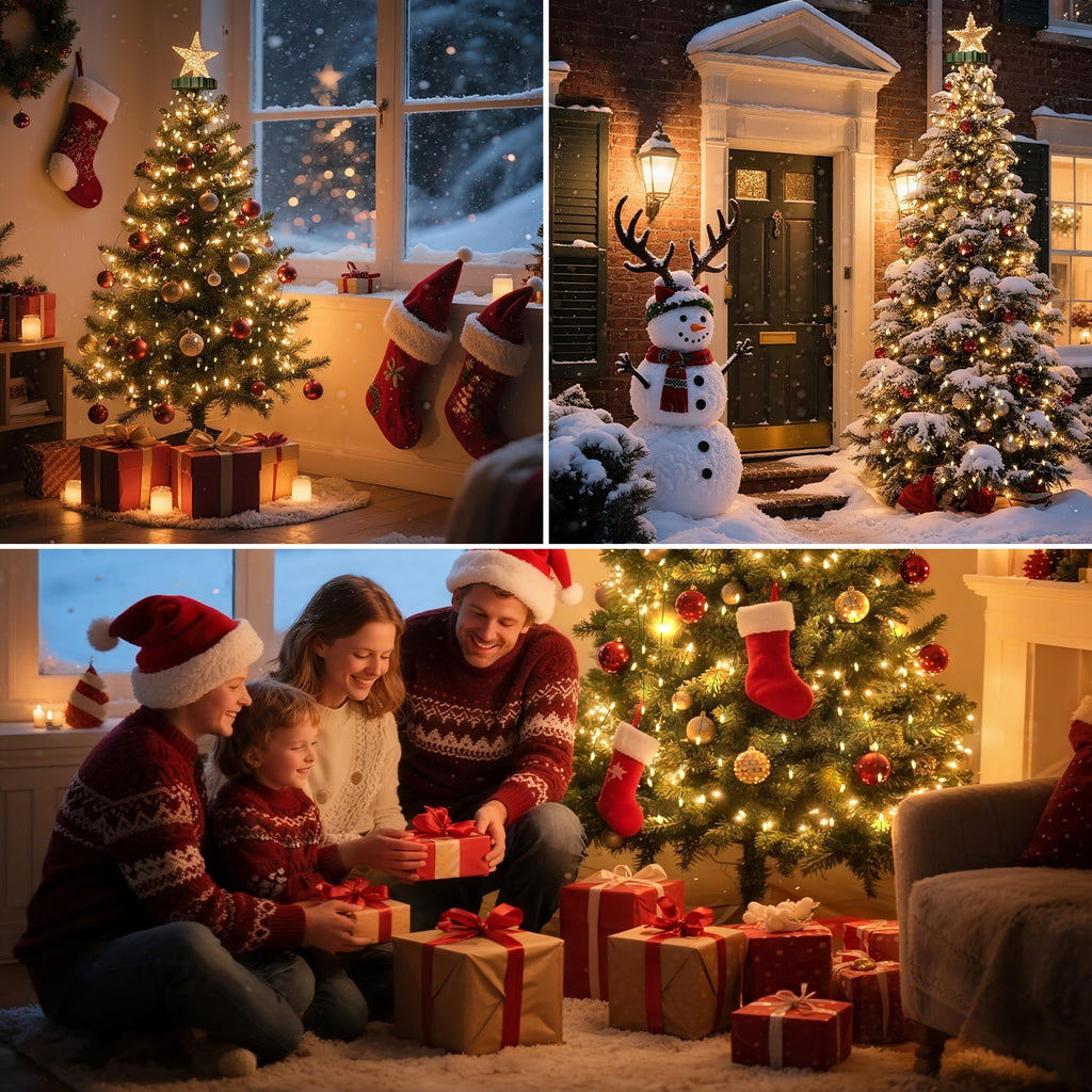 6.6FT 400 LED USB Christmas Tree Lights with Remote and Timer, Dimmable Waterproof Twinkle String Lights 8 Modes for 5-7FT Tree Indoor Outdoor, Warm White