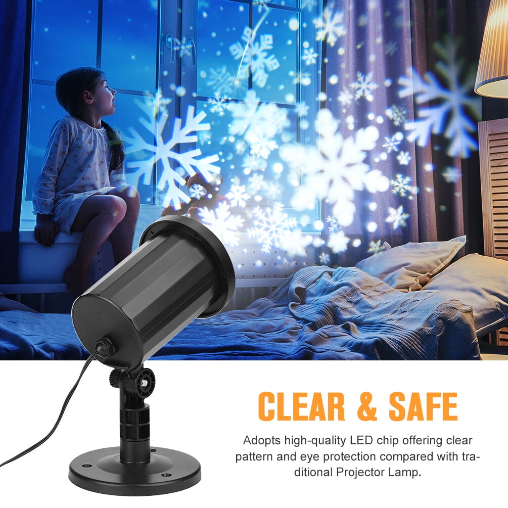 Valentines Projector Light - 180° Rotation Snow Projector Lamp Indoor Outdoor Holiday Lights Waterproof LED Light for Wedding Home Party Garden Landscape Wall Decorations