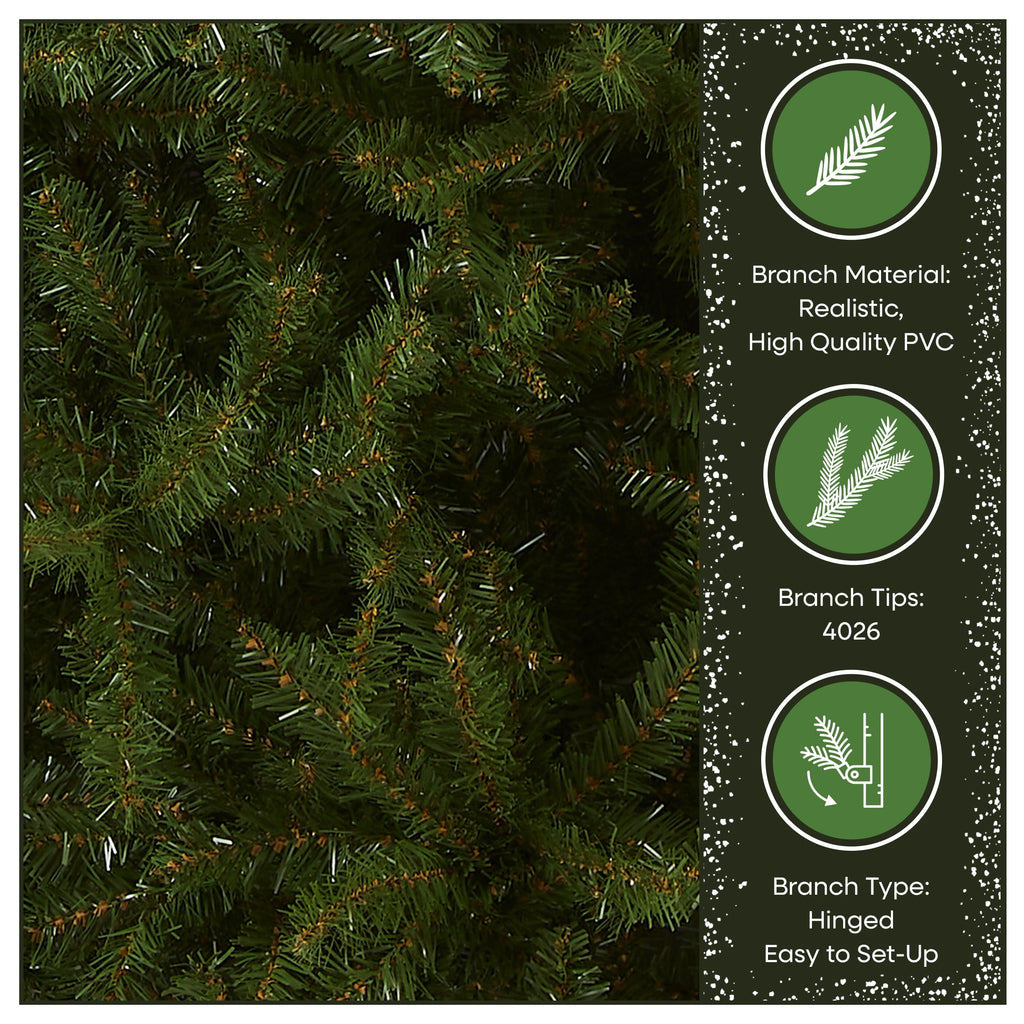 National Tree Company 14 ft. Dunhill Fir® Hinged Tree