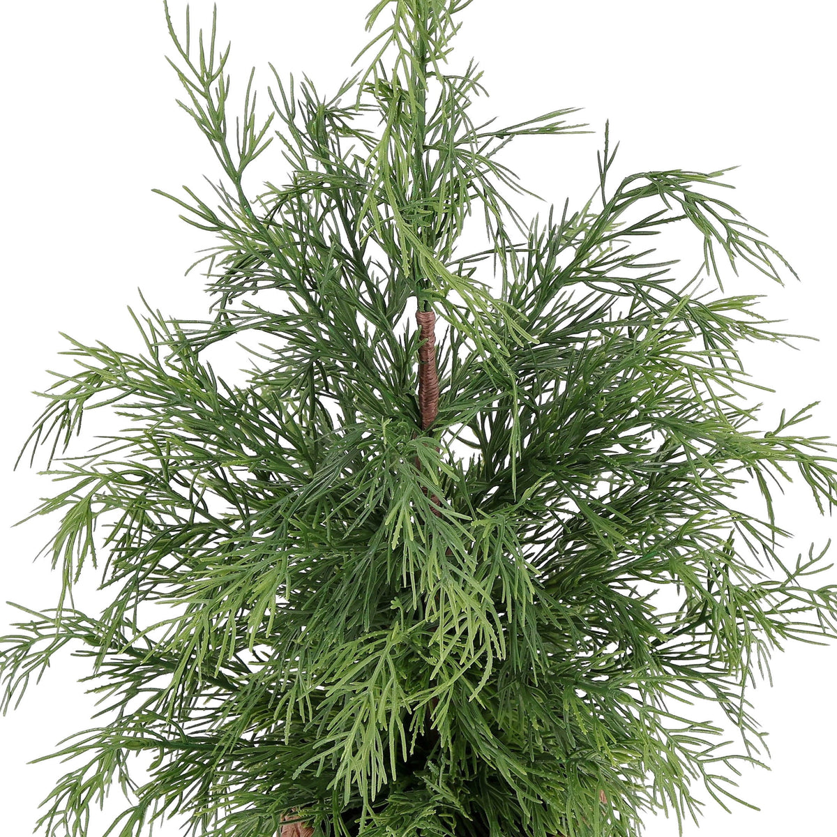 Potted Cypress Artificial Christmas Tree, Green and Brown, 18", by Holiday Time