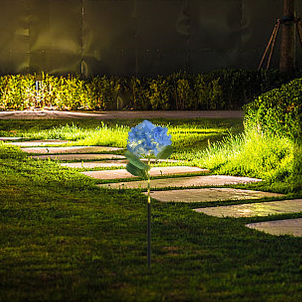Gnmfd Solar Flower Patio Outdoor Decorative Lights LED Holiday Plug Lights for Garden Yard Porch Walkway Christmas Decorations Solar Lights Outdoor Waterproof 26.77in