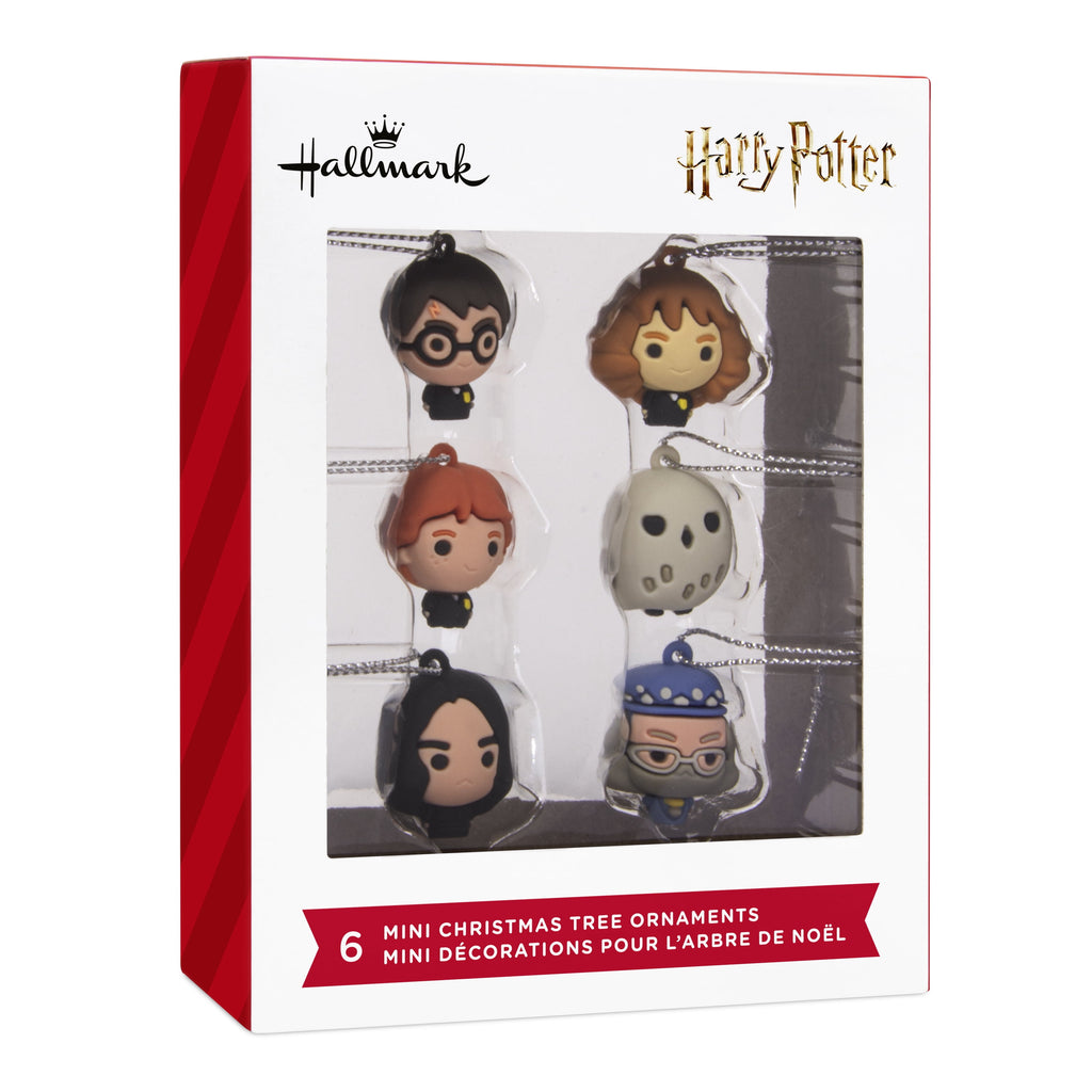 Hallmark Mini Christmas Ornaments (Harry Potter and Friends), 6 Count