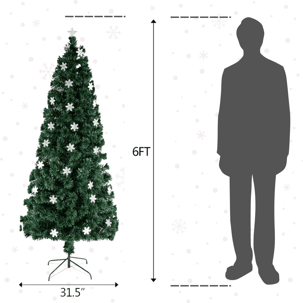 Ktaxon 7ft Artificial Full Christmas Tree with 1200 Tips, Holiday Xmas Tree for Home Party Decoration, Includes Stand