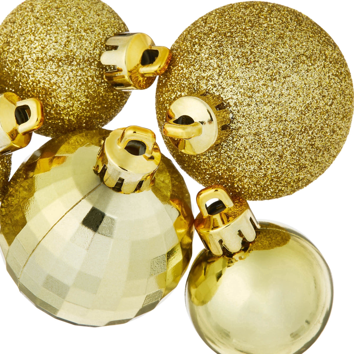 20-Count Red/Green/White Mini Ball Shatterproof Christmas Ornaments, by Holiday Time