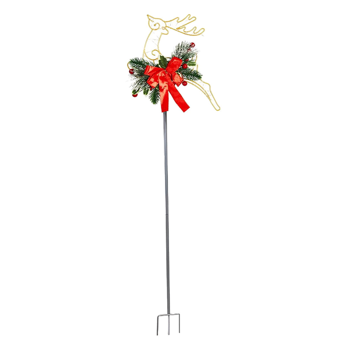 AuroraX Christmas Tree Christmas Decorations DIY 8 Lighting Modes Solar Waterproof Lighted Holiday Yard Stakes Indoor Outdoor Lights Patio Christmas Decorations