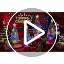 Mini Christmas Tree with Lights, 4 Pack Tabletop Christmas Trees