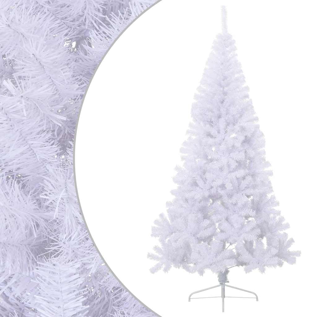 vidaXL Christmas Tree Decoration Artificial Half-Circle Tree with Stand PVC